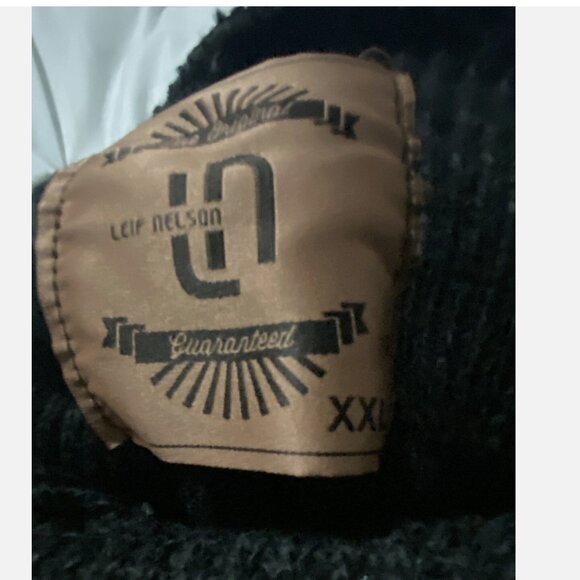 Leif Nelson Men’s Knitted Pullover Cowl Neck Slim fit Sweater XXL NWT - Picture 6 of 11